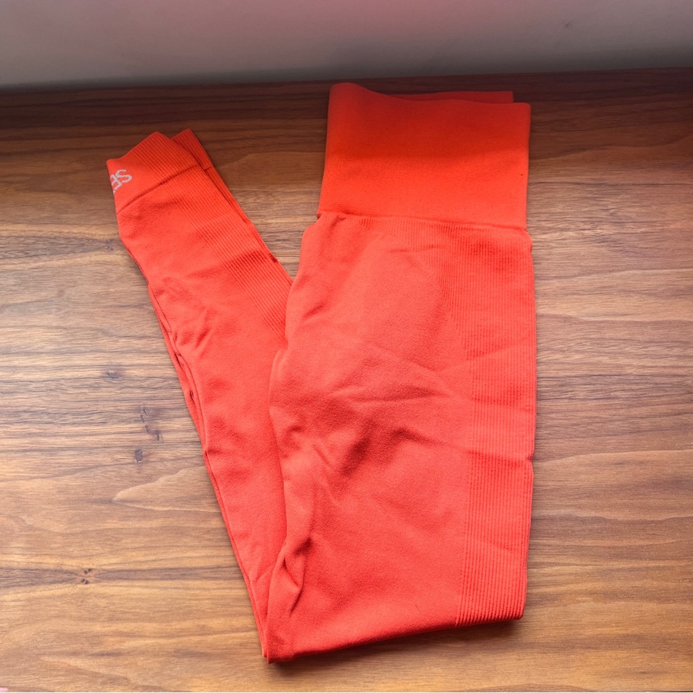 SET Active Orange High-Waisted Leggings